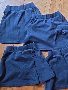 Cat & Jack Navy Girls Knit Skort - Pack of Four
